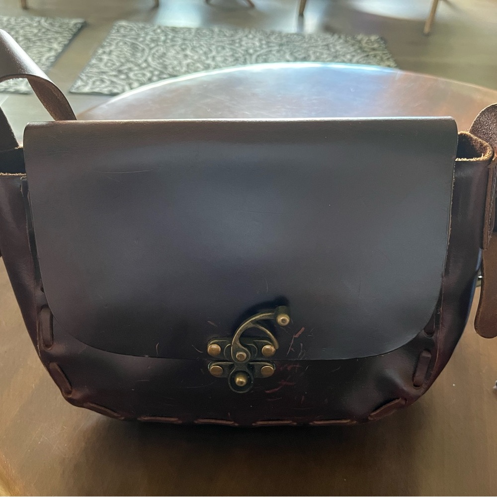 Classic Brown Leather Bag